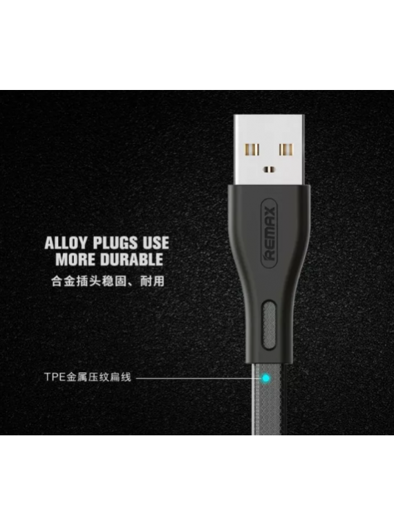 REMAX RC-090i Full Speed Pro Data Cable 1M For Lightning Black