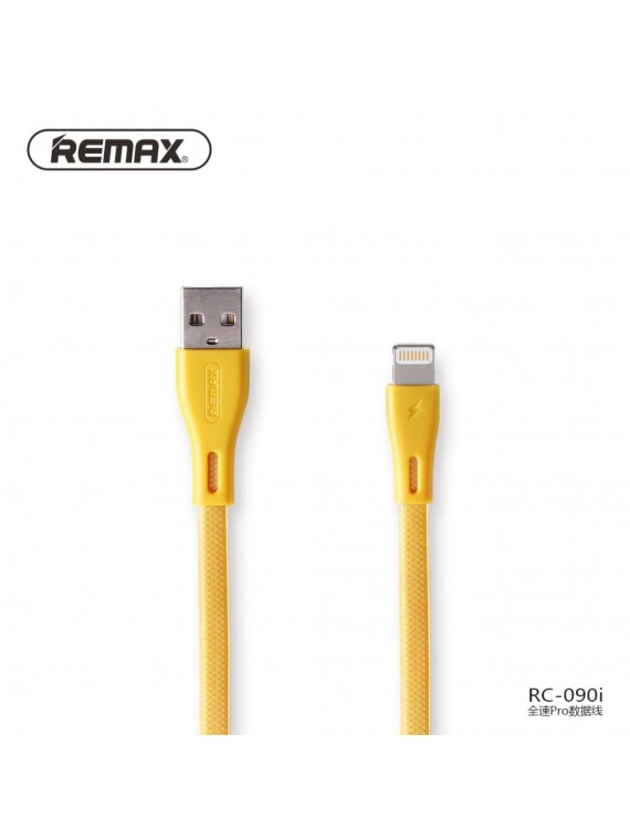REMAX RC-090i Full Speed Pro Data Cable 1M For Lightning Gold