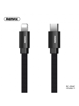 REMAX RC-094C Kerolla Data Cable Type-C To Lightning 2M Black