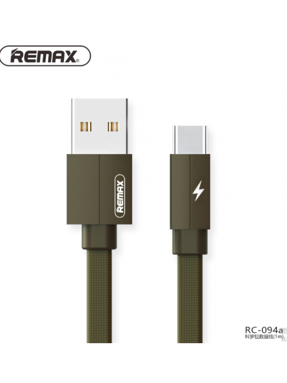 REMAX RC-094a Kerolla Data Cable 1M Green