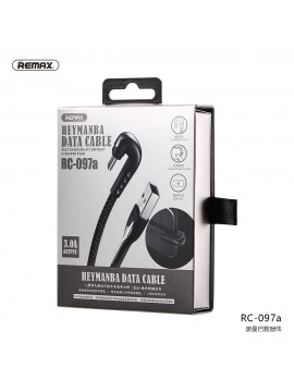 REMAX RC-097a Heymanba Series 3.0A Data Cable Black