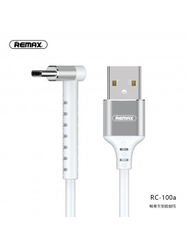REMAX RC-100a 2 In 1 Data Cable & Phone Holder White