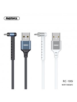 REMAX RC-100i 2 In 1 Data Cable & Phone Holder Black
