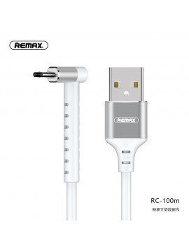 REMAX RC-100m 2 In 1 Data Cable & Phone Holder White
