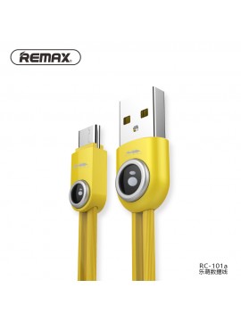 REMAX RC-101a Lemen Data Cable For Type-C Yellow