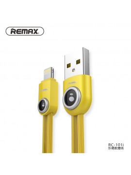 REMAX RC-101i Lemen Data Cable For Lightning Yellow