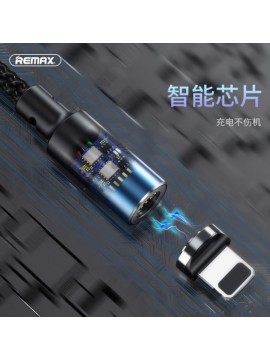 REMAX RC-102i Magnet Connection Data Cable Black