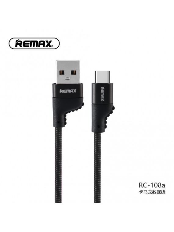 REMAX RC-108a CAMAROON Data Cable Type-C Black