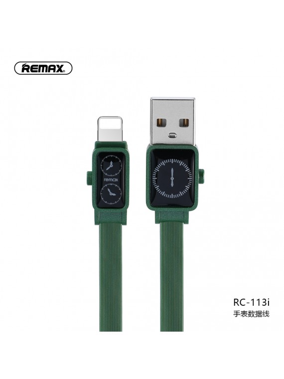 REMAX RC-113i Watch Data Cable Lightning Green