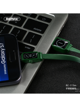 REMAX RC-113m Watch Data Cable Micro Green