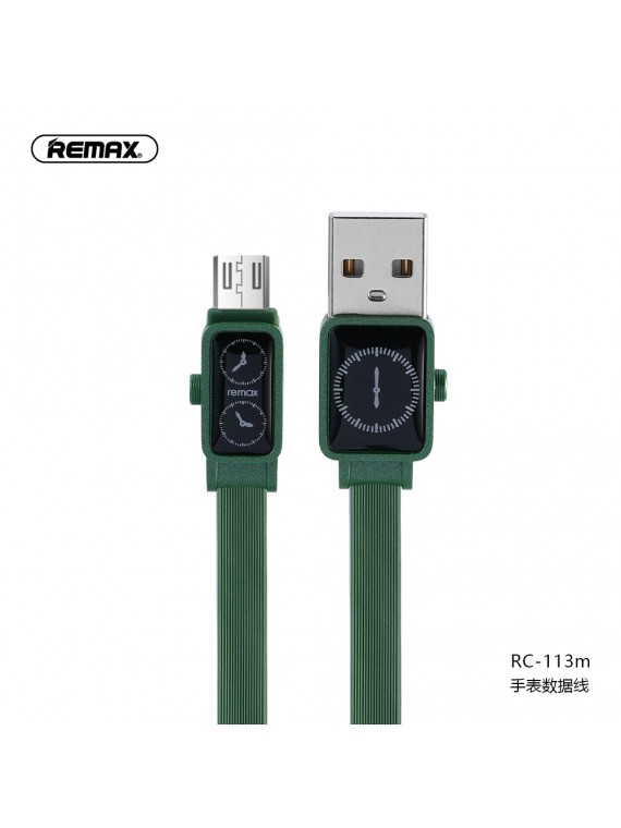 REMAX RC-113m Watch Data Cable Micro Green