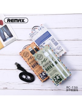 REMAX RC-116i Armor Series Data Cable For Lightning White
