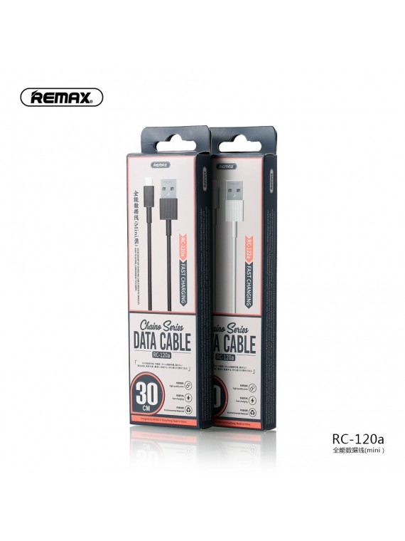 REMAX RC-120a Mini Data Cable For Type-C Black