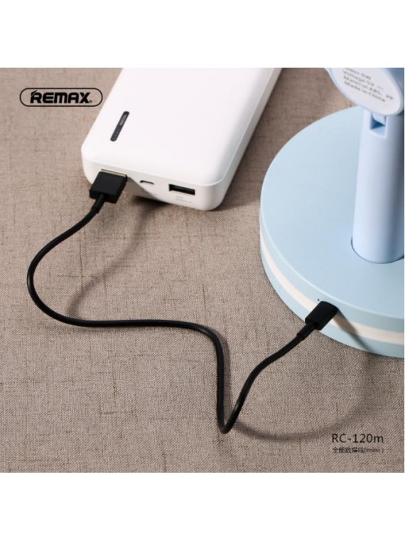REMAX RC-120m Mini Data Cable For Micro Black