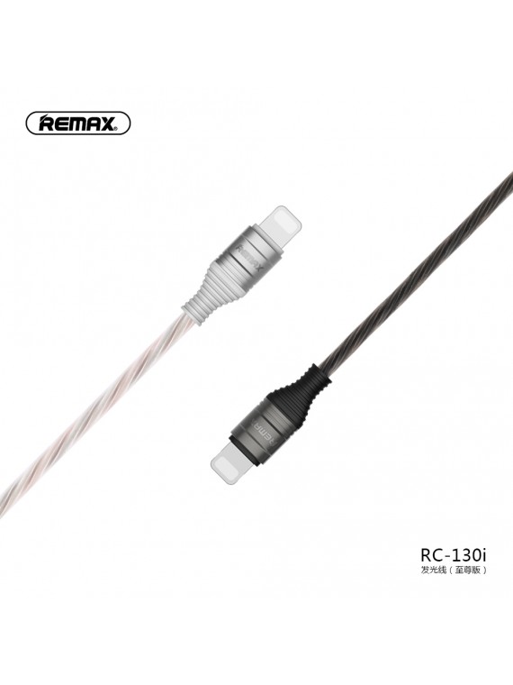REMAX RC-130i Data Cable (Ultimate Edition) 2.1A Black