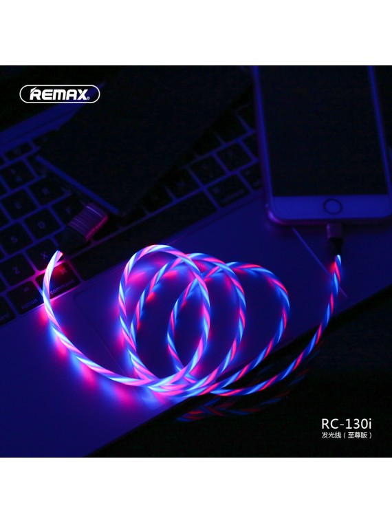 REMAX RC-130i Data Cable (Ultimate Edition) 2.1A Black