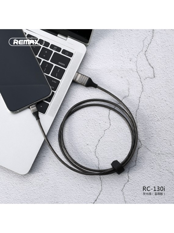 REMAX RC-130i Data Cable (Ultimate Edition) 2.1A Black