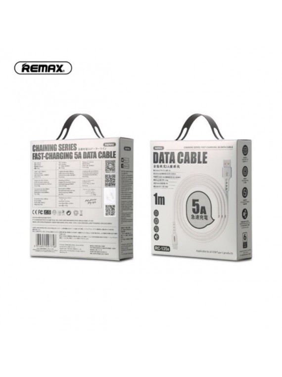 REMAX RC-135a 5A Data Cable For Type-C White