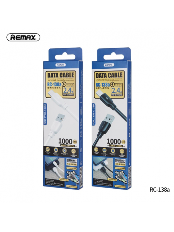 REMAX RC-138a Suji Pro Data Cable for Type-C White