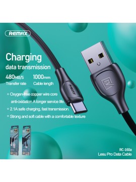 REMAX RC-160a Lesu Pro Data Cable Black
