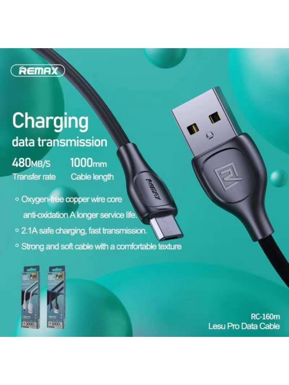 REMAX RC-160m Lesu Pro Data Cable Black