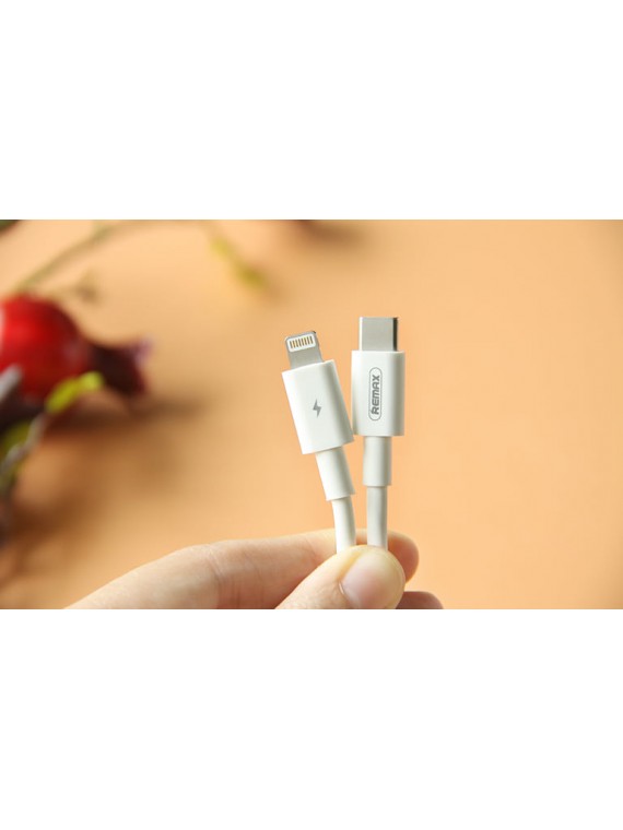REMAX RC-175i 20w (Type-C to Lightning) Charging Cable white