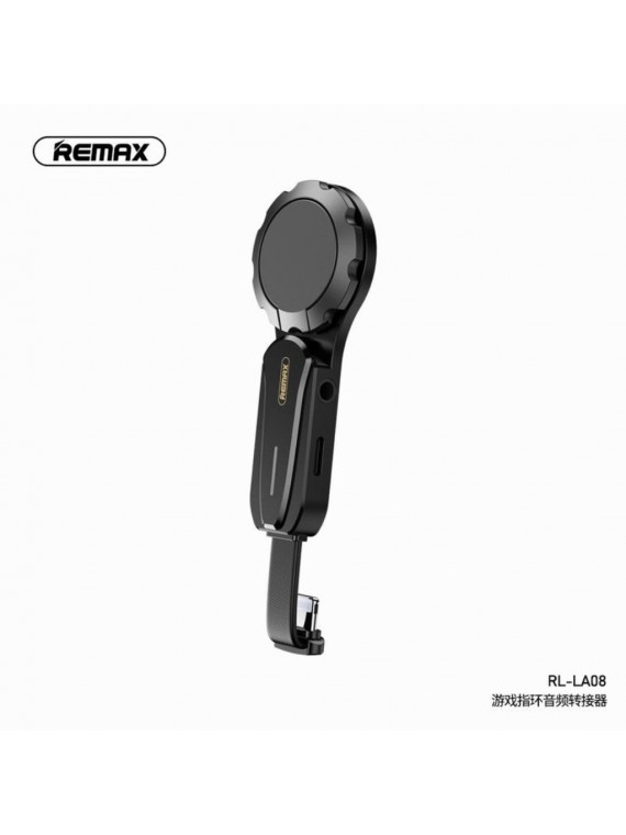 REMAX RL-LA08i Dual Lightning Audio Adapter Black