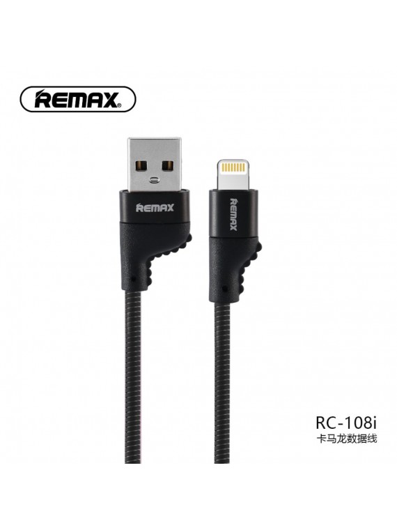 REMAX RC-108i CAMAROON Data Cable Lightning Black