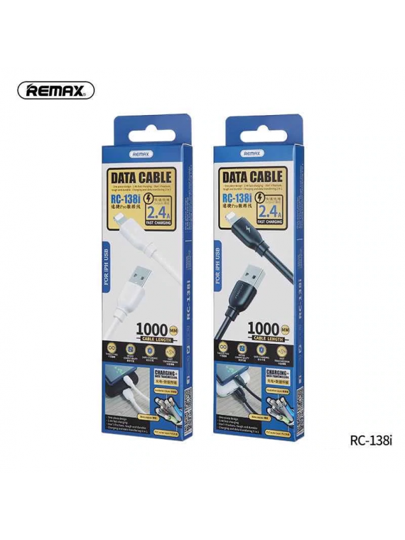 REMAX RC-138i Suji Pro Data Cable for Iphone White