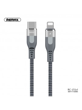 REMAX RC-151cl PD Fast Charging Type-C To Lightning Data Cable White