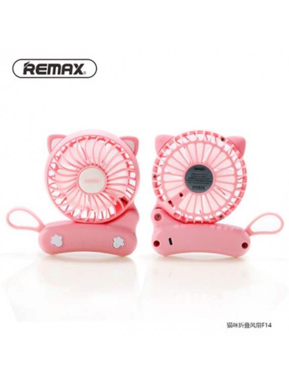 REMAX F14 Folded Mini Fan Pink
