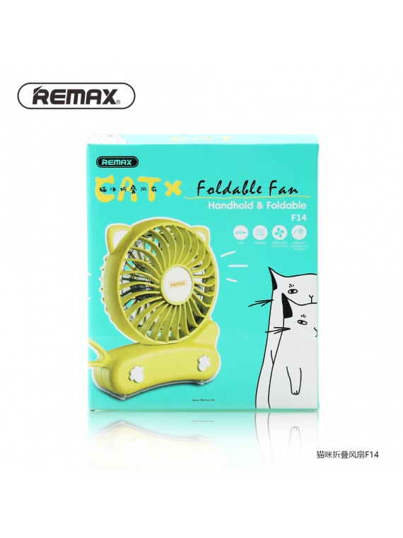 REMAX F14 Folded Mini Fan Pink