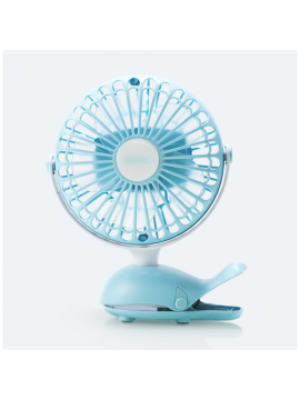 REMAX F15 Whale Clip Fan Blue