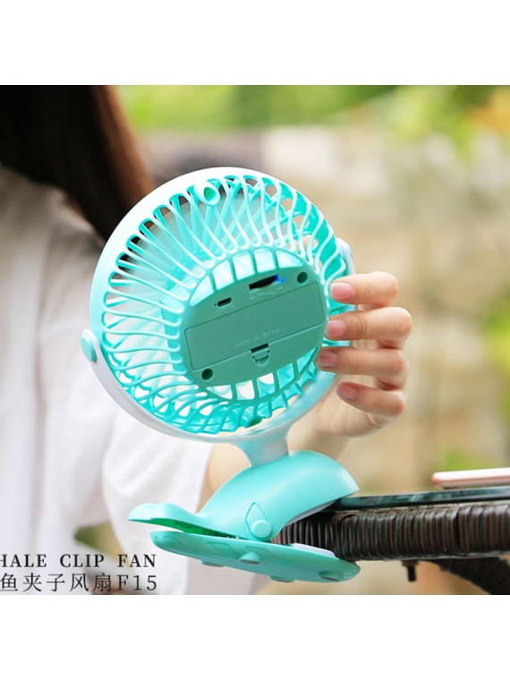 REMAX F15 Whale Clip Fan Pink