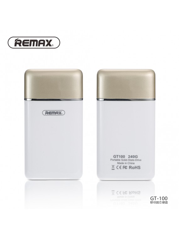 REMAX GT-100 USB 3.1 Type-C 240G SSD White+Gold