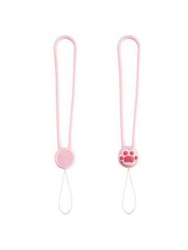 REMAX Cartoon Lanyard (long design) Pink++cat claw