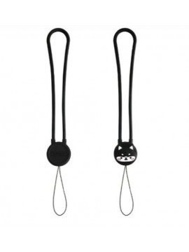 REMAX Cartoon Series Lanyard 2 in 1 Black+ Huskie