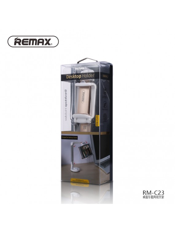 REMAX RM-C23 Desktop Holder White+Silver