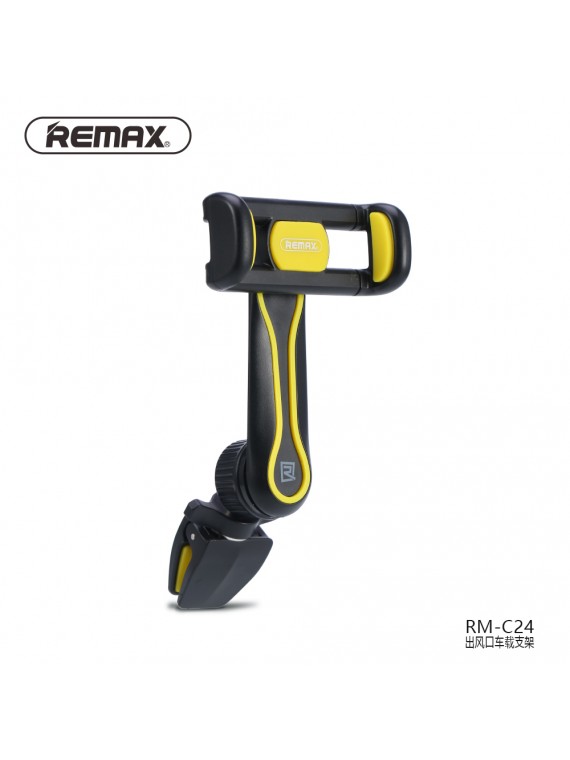 REMAX RM-C24 Air Vent Smart Car Mount Holder Black+Yellow