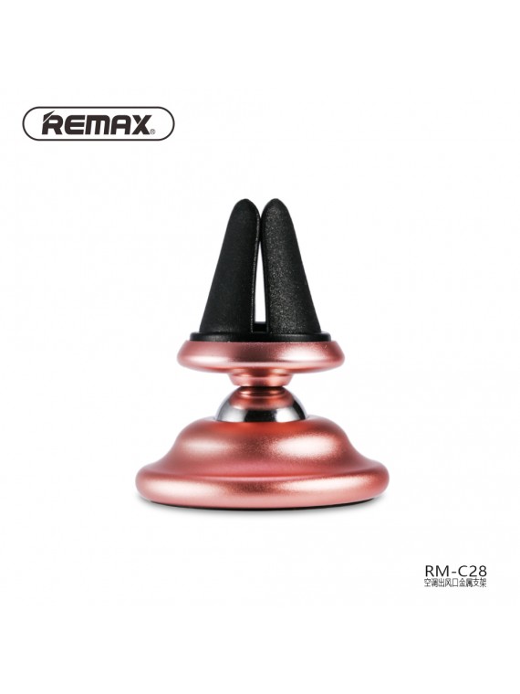 REMAX RM-C28 Air Vent Metal Holder RoseGold