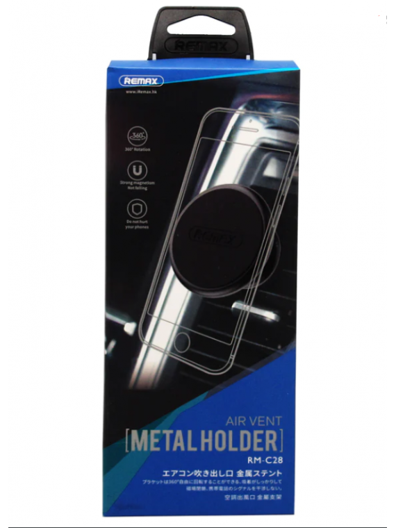 REMAX RM-C28 Air Vent Metal Holder Black