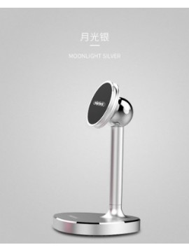 REMAX RM-C33 ROTATING SUPER MAGNETIC ALLOY HOLDER SILVER