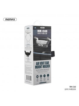 REMAX RM-C40 Air Vent Car Mount Holder WHITE