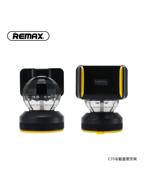 REMAX RM-C35 Car Holder with Aroma Diffusser Black+Yellow