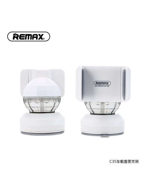 REMAX RM-C35 Car Holder with Aroma Diffusser White/Grey