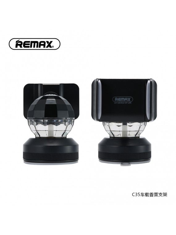 REMAX RM-C35 Car Holder with Aroma Diffusser Black+Grey