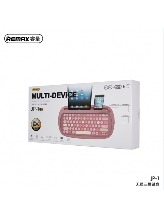 REMAX JP-1 Wireless 3 Mode Keyboard Blue