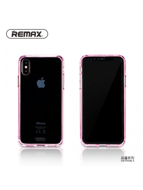 REMAX RM-1651 Shield Series  Creative Case For IPhone X Pink