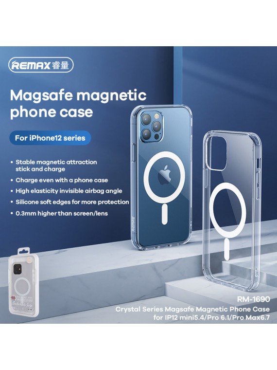 REMAX RM-1690 Crystal Series Phone Case Iph13 pro 6.1 clear