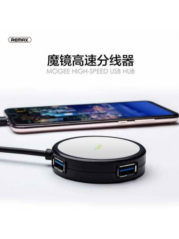 REMAX RU-U20 Mogee 4USB High-Speed USB HUB Black